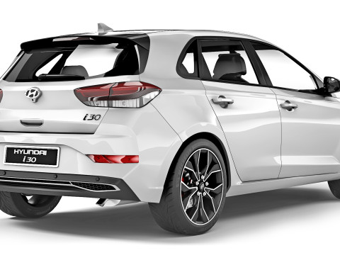Hyundai i30 2020 Modèle 3D