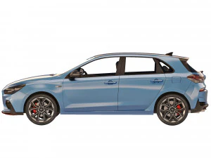 Hyundai i30 N-line 2019 3D Model