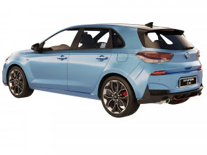 Hyundai i30 N-line 2019 3D Model