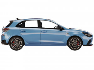 Hyundai i30 N-line 2019 Modello 3D