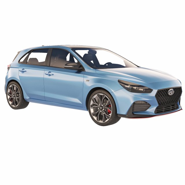 Hyundai i30 N-line 2019 3D Model in Compact Cars 3DExport