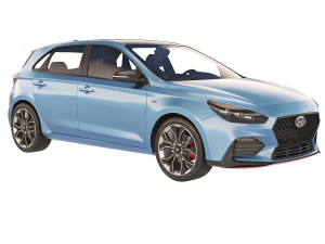 Hyundai i30 N-line 2019 Modello 3D