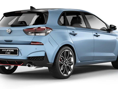 Hyundai i30 N-line 2019 3D Model