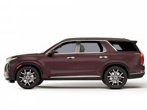 Hyundai Palisade 2018 3D Модель