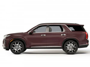Hyundai Palisade 2018 3D Model