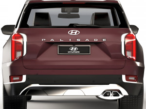 Hyundai Palisade 2018 3D Модель