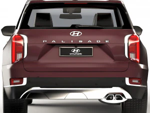 Hyundai Palisade 2018 3D Model