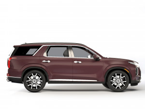 Hyundai Palisade 2018 3D Модель