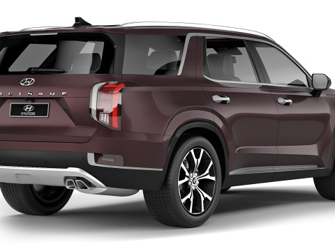 Hyundai Palisade 2018 3D Модель