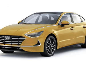 Hyundai Sonata 2020 Model 3D