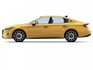 Hyundai Sonata 2020 3D Model