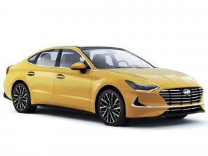 Hyundai Sonata 2020 3D Model