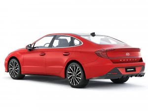 Hyundai Sonata 2021 3D Model