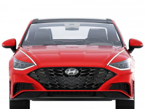 Hyundai Sonata 2021 3D Model