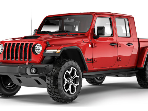 Jeep Gladiator 2020 3D Model