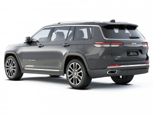 Jeep Grand Cherokee L 2022 3D 모델