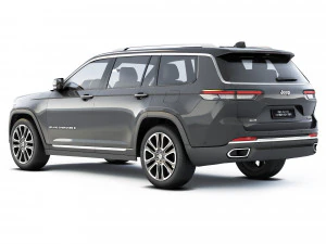 Jeep Grand Cherokee L 2022 3D Model