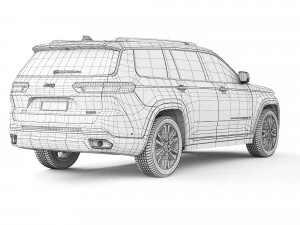 Jeep Grand Cherokee L 2022 3D Model