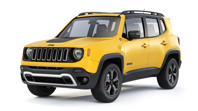Jeep Renegade Trailhawk 2016 Modello 3D .c4d .max .obj .3ds .fbx .stl .blend 