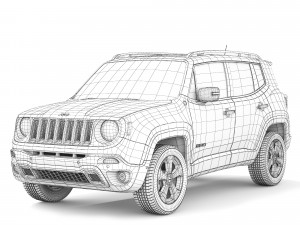 Jeep Renegade Trailhawk 2016 Modello 3D