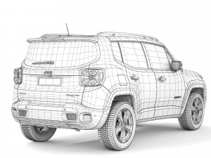 Jeep Renegade Trailhawk 2016 Modello 3D