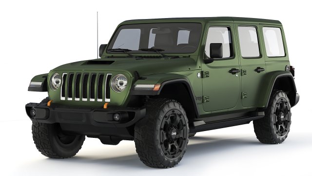 Jeep Wrangler 392 2022 Modelo 3D .c4d .max .obj .3ds .fbx .stl .blend 