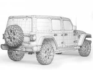 Jeep Wrangler 392 2022 Modelo 3D