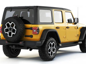 Jeep Wrangler Unlimited 2018 3D Model