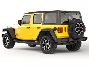 Jeep Wrangler Unlimited 2018 3D Model