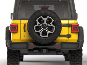 Jeep Wrangler Unlimited 2018 Modèle 3D
