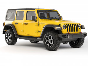 Jeep Wrangler Unlimited 2018 Modèle 3D