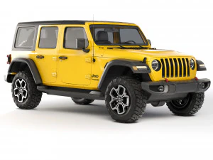 Jeep Wrangler Unlimited 2018 3D Model