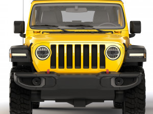 Jeep Wrangler Unlimited 2018 Modèle 3D
