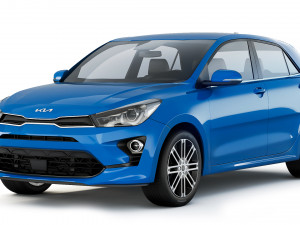 KIA Rio hatchback 2023 3D Model