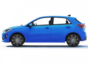 KIA Rio hatchback 2023 3D Model