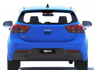 KIA Rio hatchback 2023 3D Model