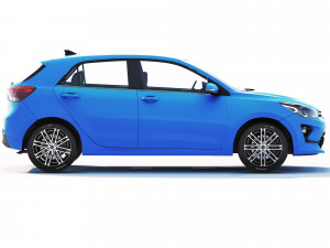 KIA Rio hatchback 2023 3D Model