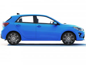 KIA Rio hatchback 2023 3D Model