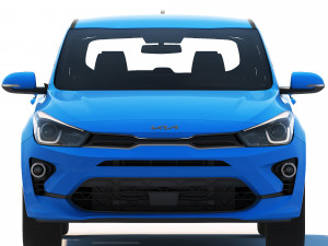 KIA Rio hatchback 2023 3D Model