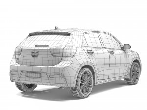 KIA Rio hatchback 2023 3D Model