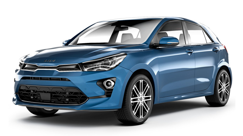 KIA Rio hatchback 2023 3D Model .c4d .max .obj .3ds .fbx .stl .blend 