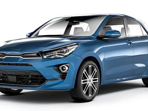 KIA Rio hatchback 2023 3D Model