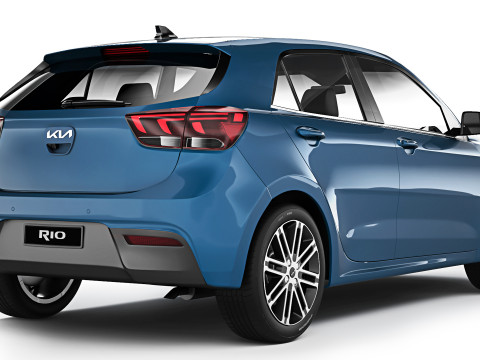 KIA Rio hatchback 2023 3D Model