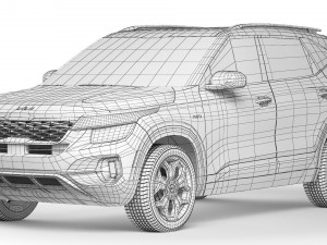 KIA Seltos SX 2022 3D Модель
