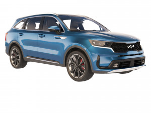 Kia Sorento 2022 3D 모델