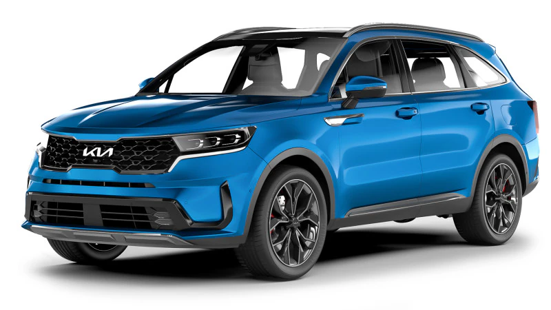 Kia Sorento 2022 3D Model .c4d .max .obj .3ds .fbx .stl .blend 