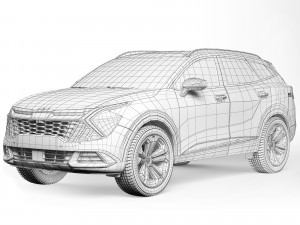 KIA Sportage 2023 Modello 3D