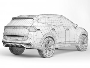 KIA Sportage 2023 Modello 3D