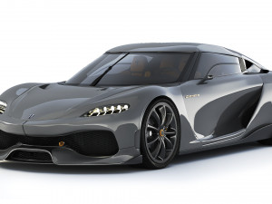 Koenigsegg Gemera 2021 3D Модель