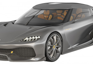 Koenigsegg Gemera 2021 3D Model